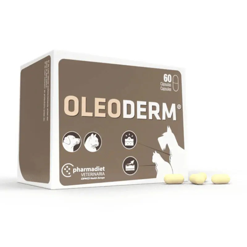 Oleoderm 60 Capsulas (Dermatológico) - Mejor Precio - Mascotas Ávila