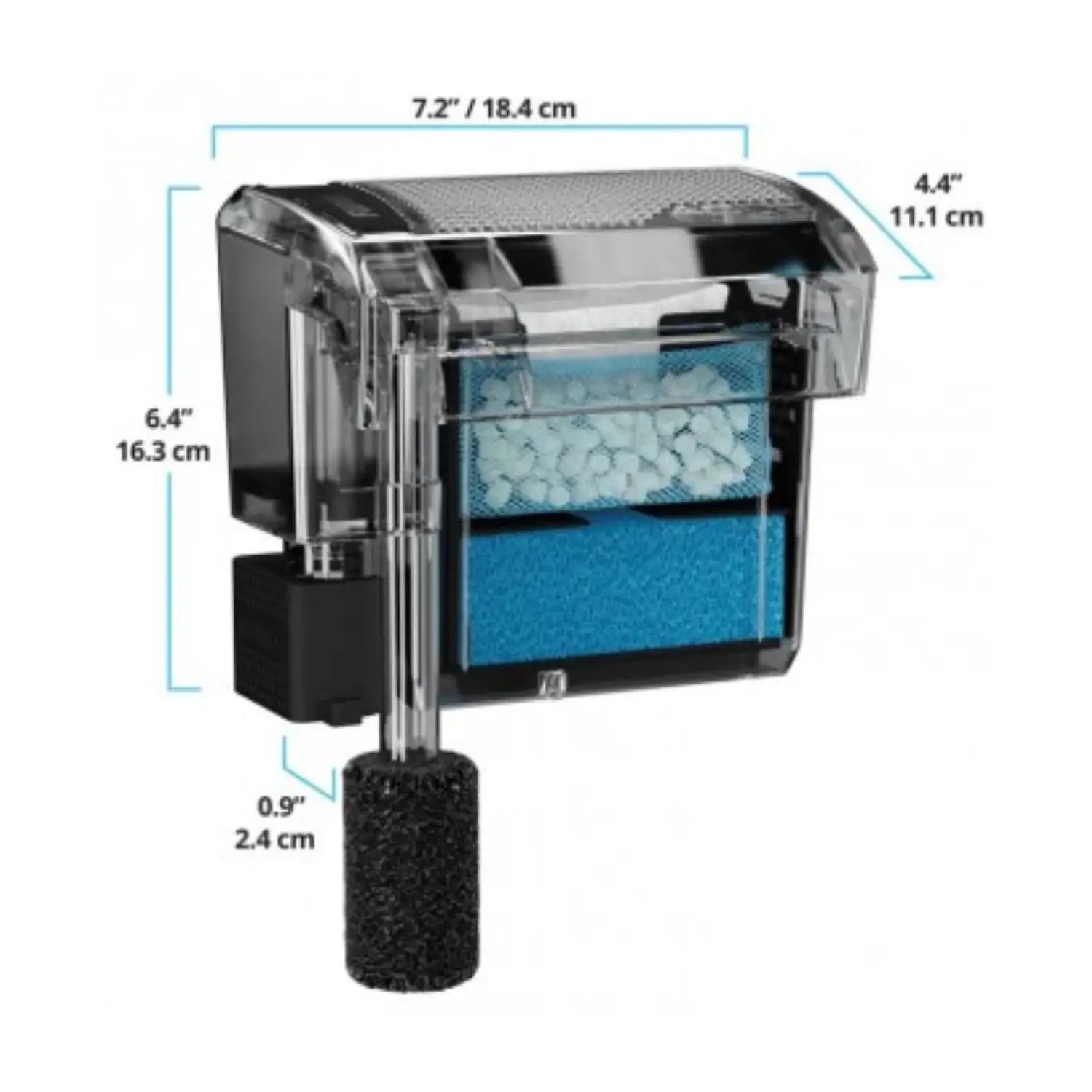 FILTRO MOCHILA FLUVAL AQUACLEAR AC50 (acuarios hasta 190 L.) - Mejor Precio - Mascotas Ávila