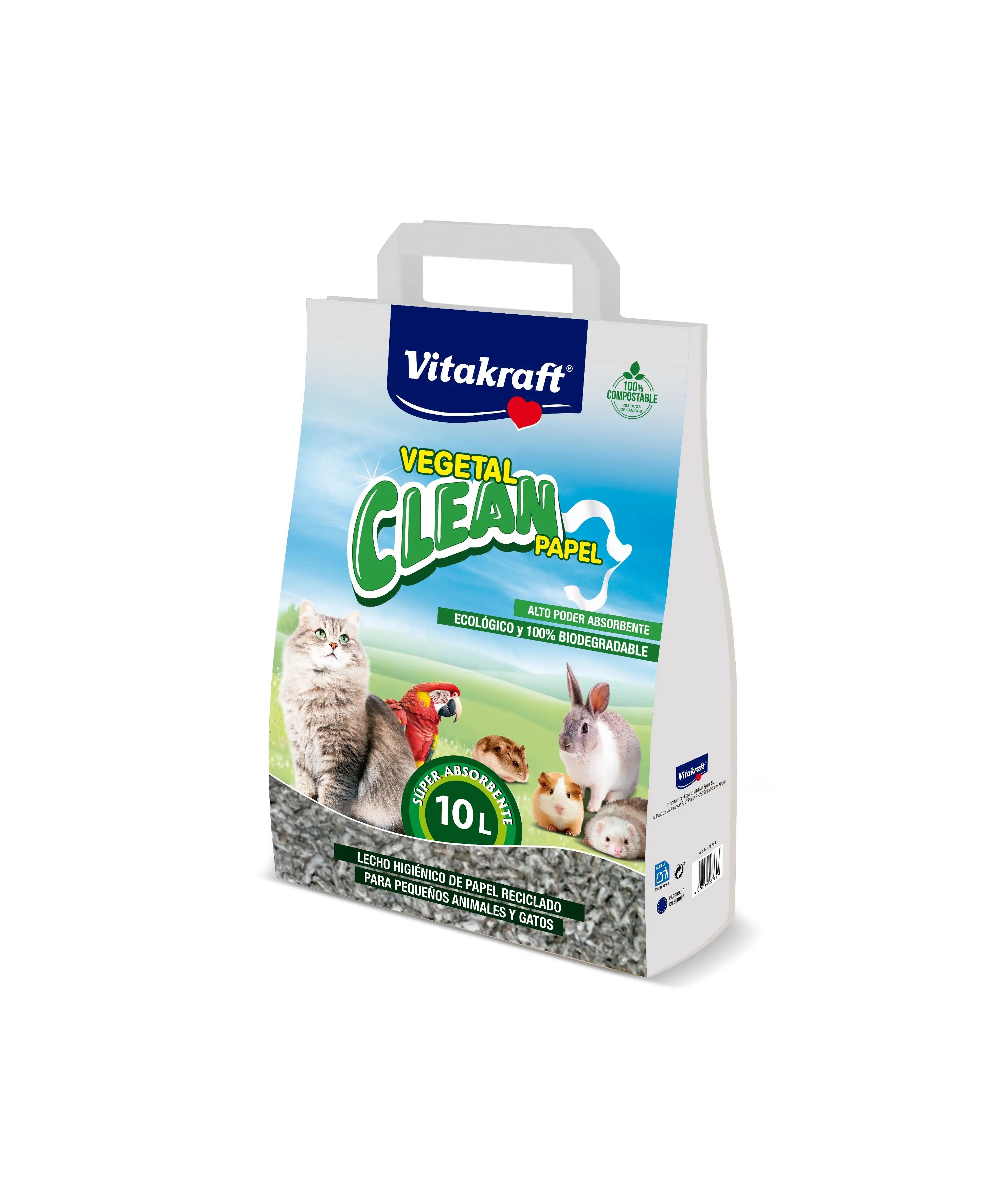 Vitakraft Vegetal Clean Lecho Papel al mejor precio online