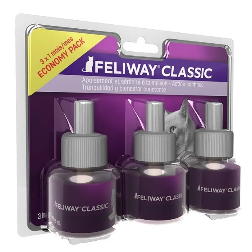 Feliway Classic Recambio 48 ml Pack-3 CEVA Mascotas-Ávila