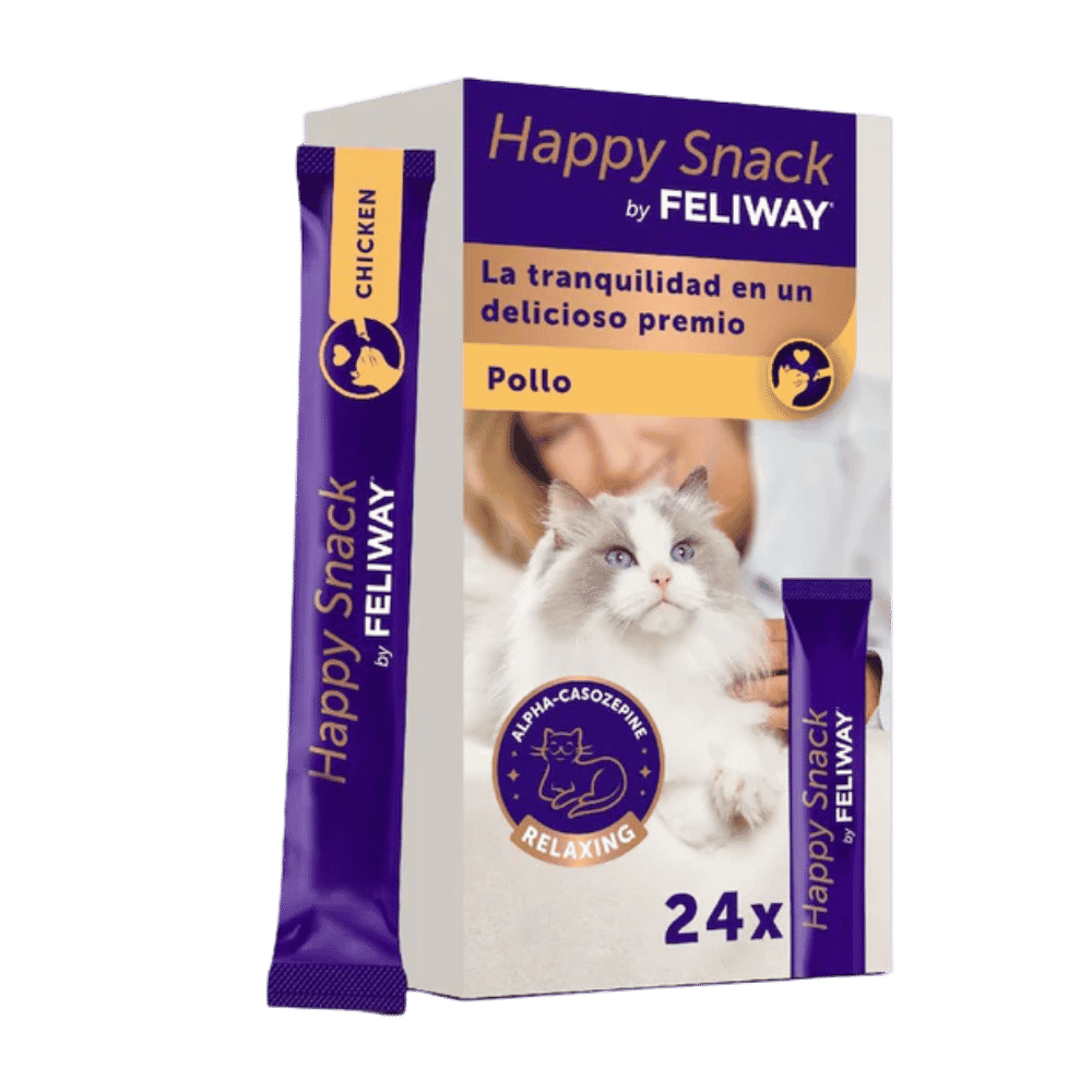 Feliway Happy Snacks Relajantes para Gatos Pollo CEVA Mascotas-Ávila