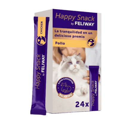 Feliway Happy Snacks Relajantes para Gatos Pollo CEVA Mascotas-Ávila