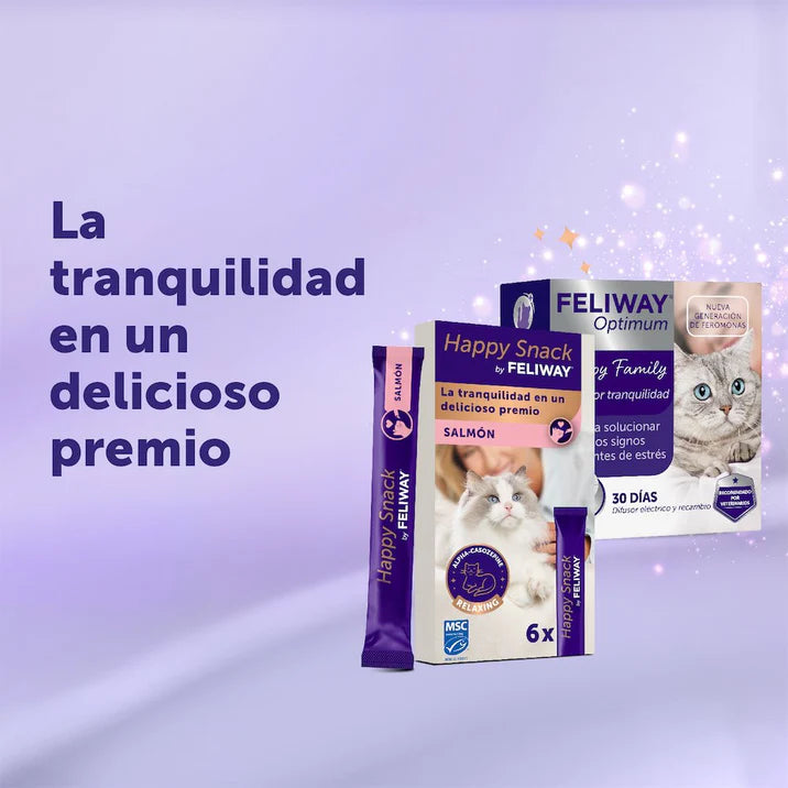 Feliway Happy Snacks Relajantes para Gatos Pollo CEVA Mascotas-Ávila