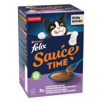 Felix Soup Time Original Sopa Mixta Comida Húmeda para Gatos Felix Mascotas-Ávila