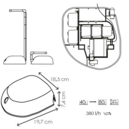 Filtro Ciano Cf Stone 80 CIANO Mascotas-Ávila