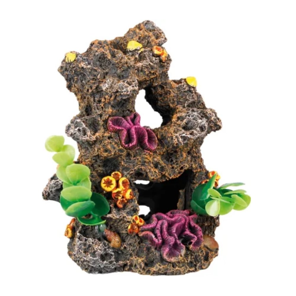 Flamingo Arrecife Decorativo con Plantas para Acuarios FLAMINGO Mascotas-Ávila