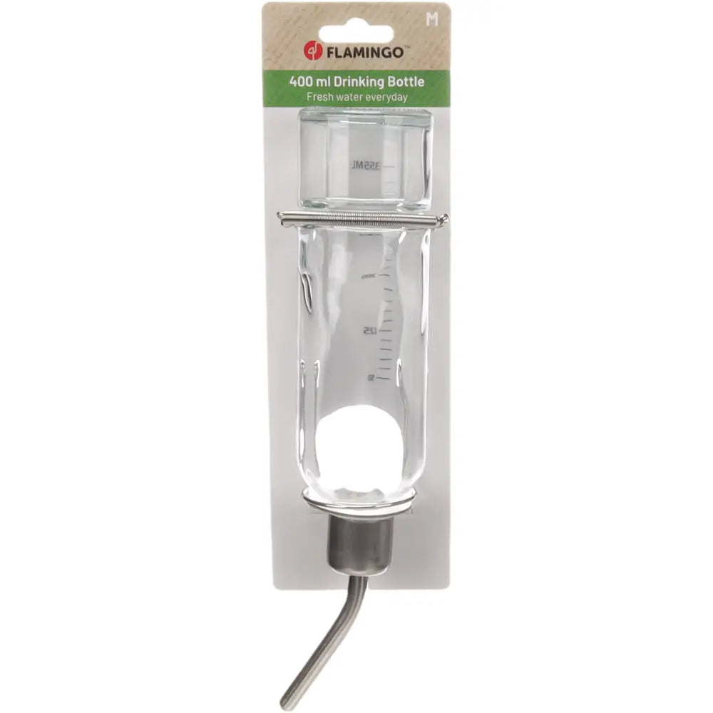 Flamingo Bebedero Vidrio Roedores Athina 350 ml FLAMINGO Mascotas-Ávila