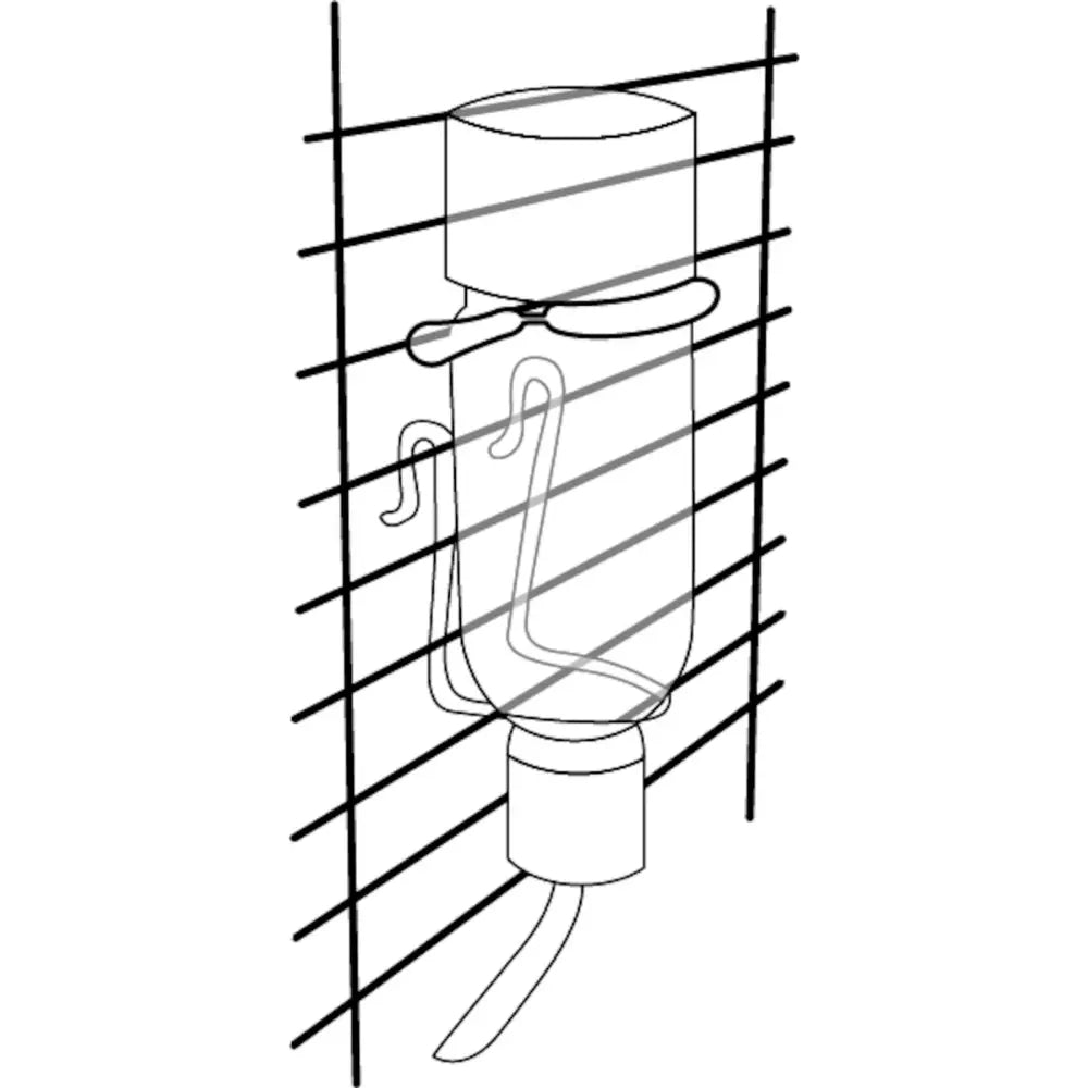 Flamingo Bebedero Vidrio Roedores Athina 350 ml FLAMINGO Mascotas-Ávila