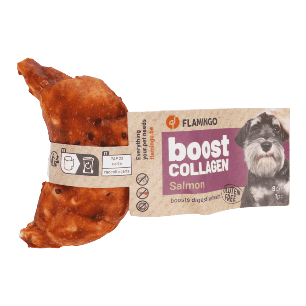 Flamingo Boost Croissant con Salmón y Colágeno FLAMINGO Mascotas-Ávila