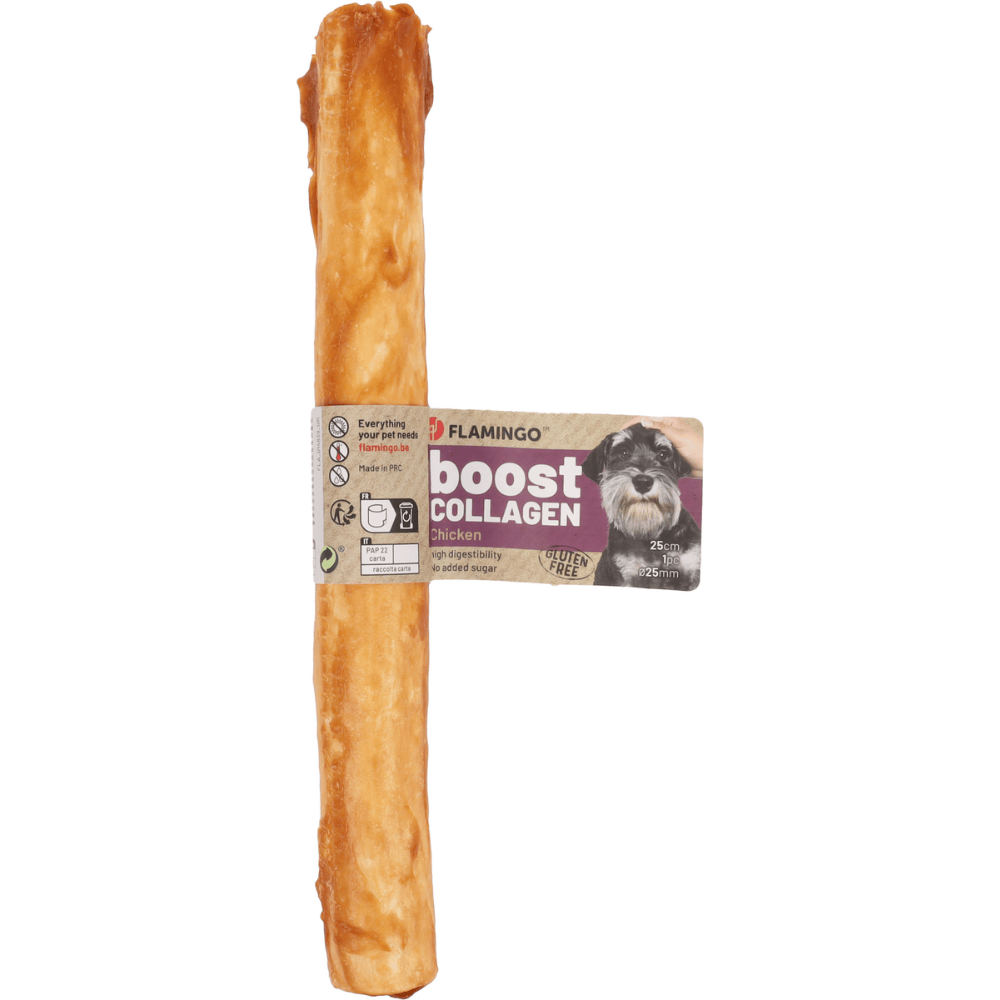 1 ud (100 g) Flamingo Boost Palitos con Pollo y Colágeno Snack Natural para Perros FLAMINGO Mascotas-Ávila
