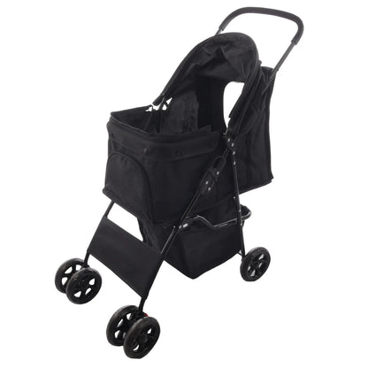 Flamingo Cochecito para Perro Carrito Buggy Negro 46x81,5x98cm FLAMINGO Mascotas-Ávila
