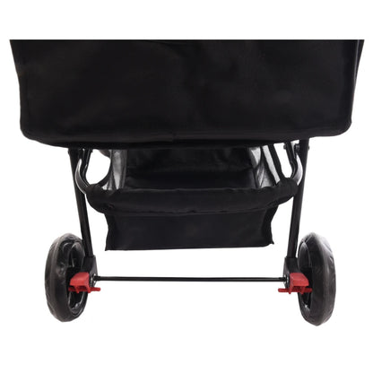 Flamingo Cochecito para Perro Carrito Buggy Negro 46x81,5x98cm FLAMINGO Mascotas-Ávila