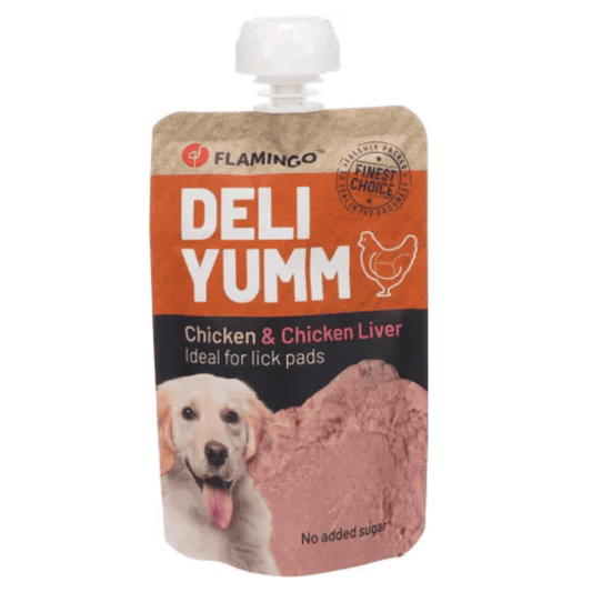 Flamingo Deli Yumm Paté Pollo e Hígado Snack Líquido para Perros FLAMINGO Mascotas-Ávila