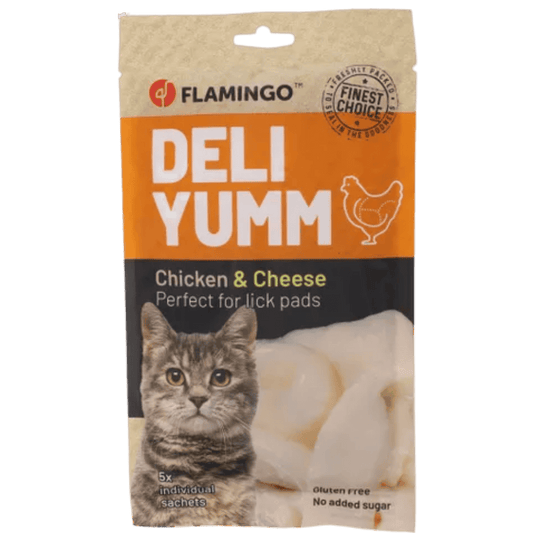 Flamingo Deli Yumm Paté Pollo y Queso Snack Líquido para Gatos FLAMINGO Mascotas-Ávila