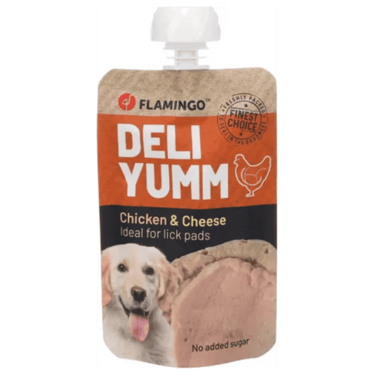 Flamingo Deli Yumm Paté Pollo y Queso Snack Líquido para Perros FLAMINGO Mascotas-Ávila