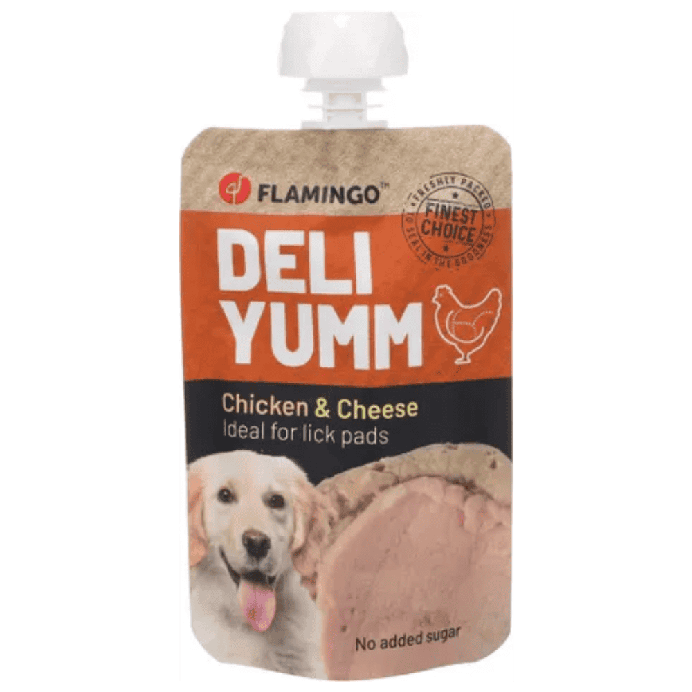 Flamingo Deli Yumm Paté Pollo y Queso Snack Líquido para Perros FLAMINGO Mascotas-Ávila