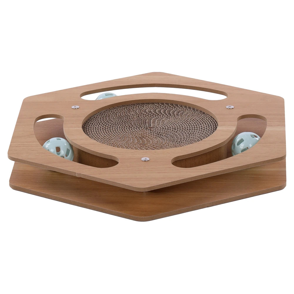 Flamingo Densi Juguete Rascador con Bola para Gatos 35x31,5x4,5cm FLAMINGO Mascotas-Ávila