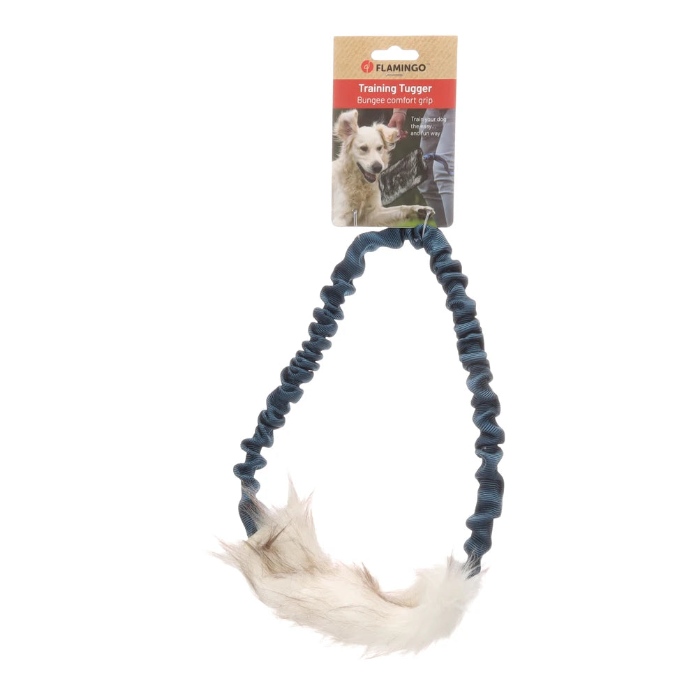 Flamingo Fauxtra Juguete Anillo Elástico Felpa Blanco para Perros 25x25x7cm FLAMINGO Mascotas-Ávila