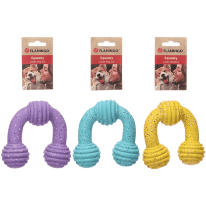 Anillo en U / L Flamingo Freckles Juguete para Perros 1 ud Color Aleatorio FLAMINGO Mascotas-Ávila
