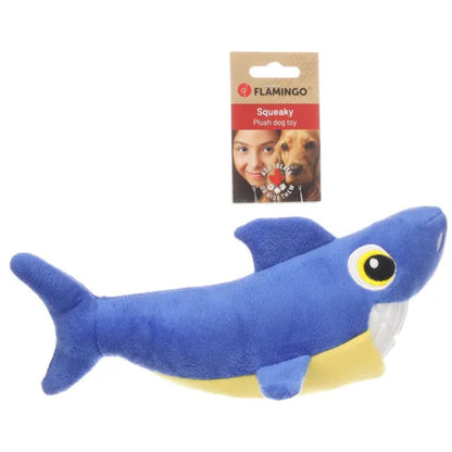 Tiburón Azul Flamingo Gebla Juguete para Perros para Rellenar de Snacks FLAMINGO Mascotas-Ávila