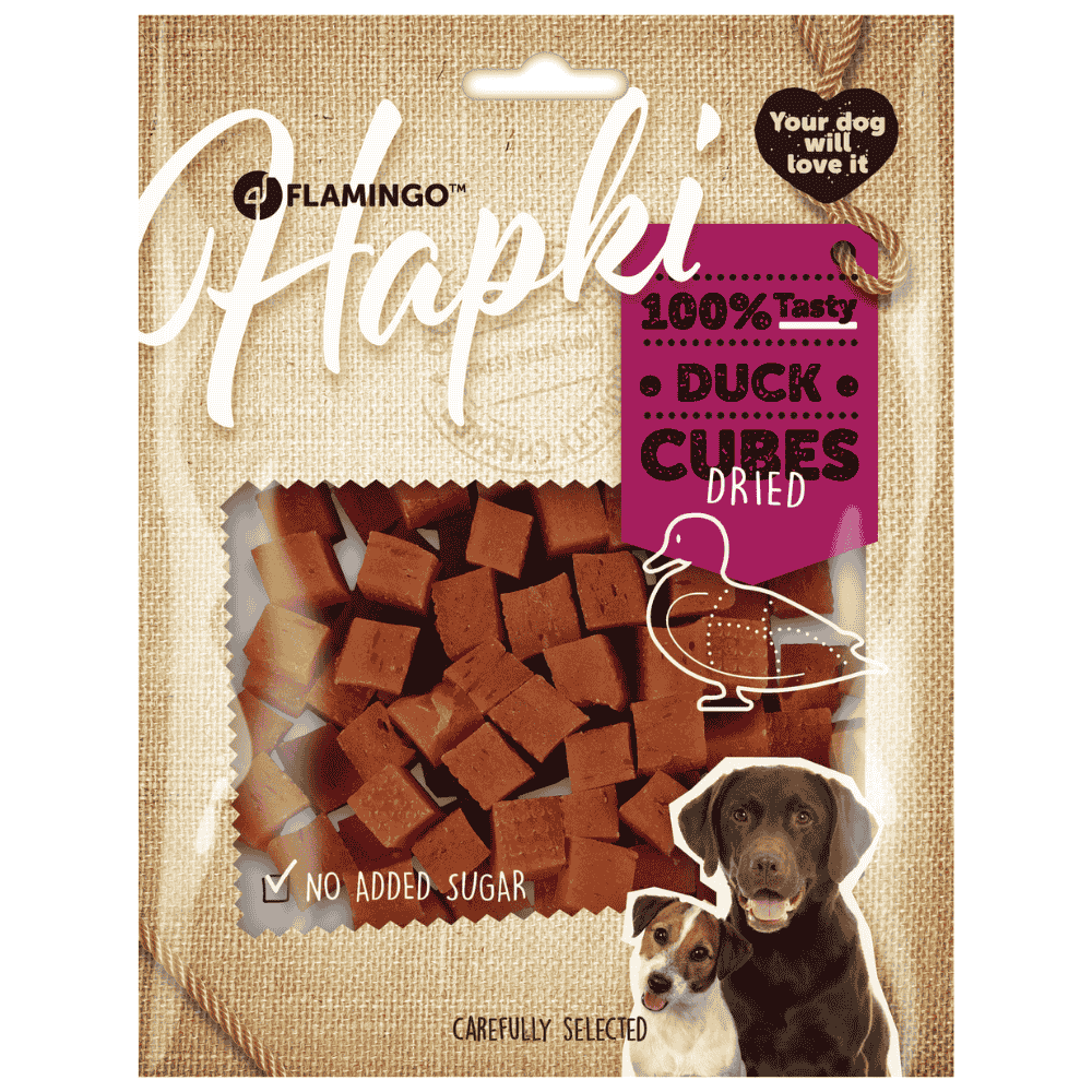 Flamingo Hapki Cubos de Pato Snack para Perros FLAMINGO Mascotas-Ávila