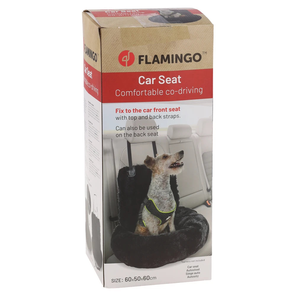 Flamingo Krems Asiento para el Coche Redondo 60x50x20cm FLAMINGO Mascotas-Ávila