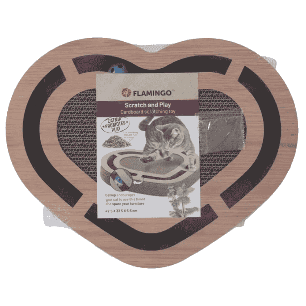Flamingo Poro Juguete Rascador 42,5x33,5x5,5cm para Gatos FLAMINGO Mascotas-Ávila