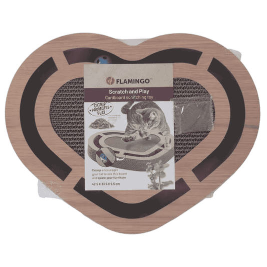 Flamingo Poro Juguete Rascador 42,5x33,5x5,5cm para Gatos FLAMINGO Mascotas-Ávila