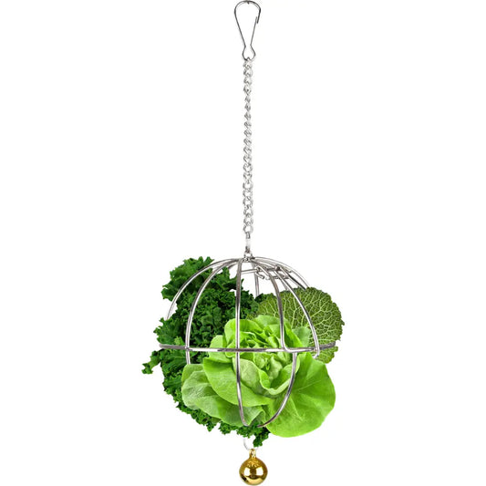 Flamingo Porta Verduras Metalico Roedores 9 cm KARLIE Mascotas-Ávila