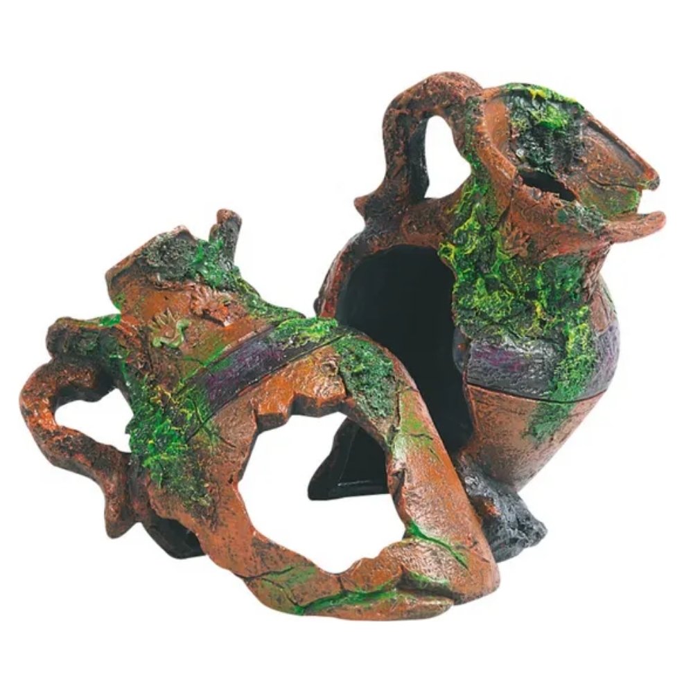 Flamingo Vasija Doble Decoración para Acuarios FLAMINGO Mascotas-Ávila