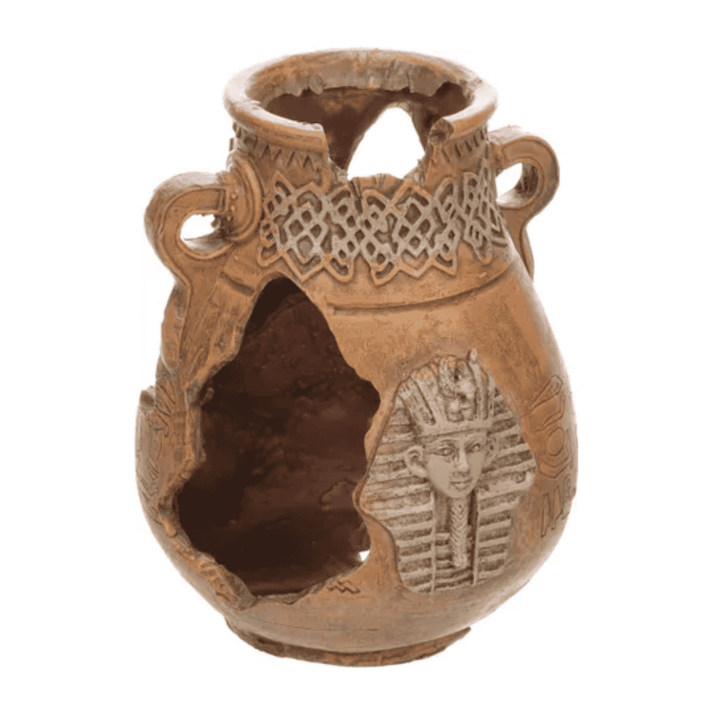 Flamingo Vasija Marrón Egipcia Decoración para Acuarios FLAMINGO Mascotas-Ávila