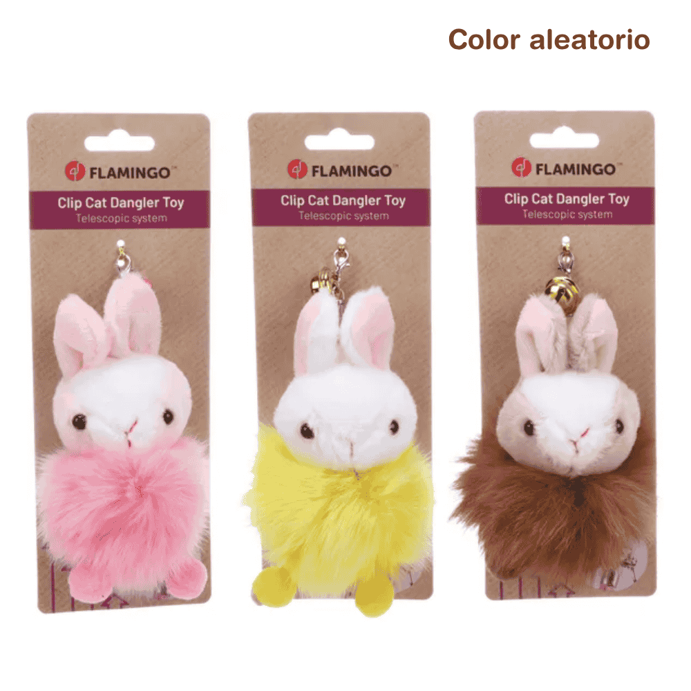Flamingo Wiep Conejo para Vara Juguete para Gatos 1 ud FLAMINGO Mascotas-Ávila