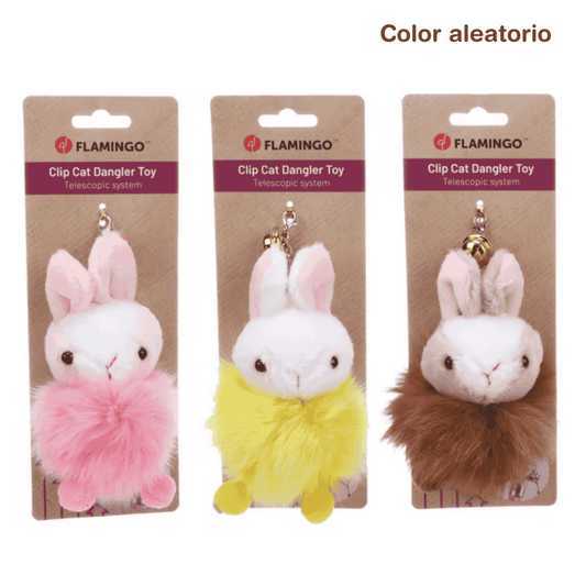 Flamingo Wiep Conejo para Vara Juguete para Gatos 1 ud FLAMINGO Mascotas-Ávila