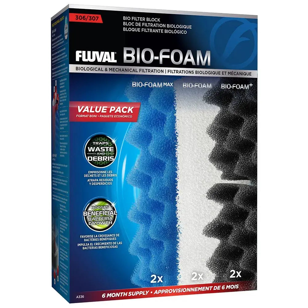 Fluval 307 Bio-Foam Pack 6 Meses FLUVAL Mascotas-Ávila