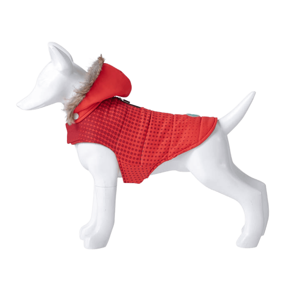 Freedog Abrigo Red Dot Lunares Ropa para Perros FREEDOG Mascotas-Ávila