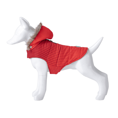 Freedog Abrigo Red Dot Lunares Ropa para Perros FREEDOG Mascotas-Ávila