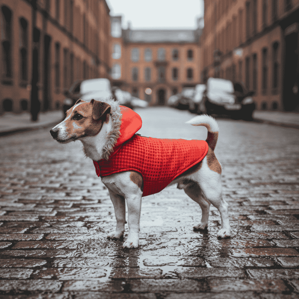 Freedog Abrigo Red Dot Lunares Ropa para Perros FREEDOG Mascotas-Ávila