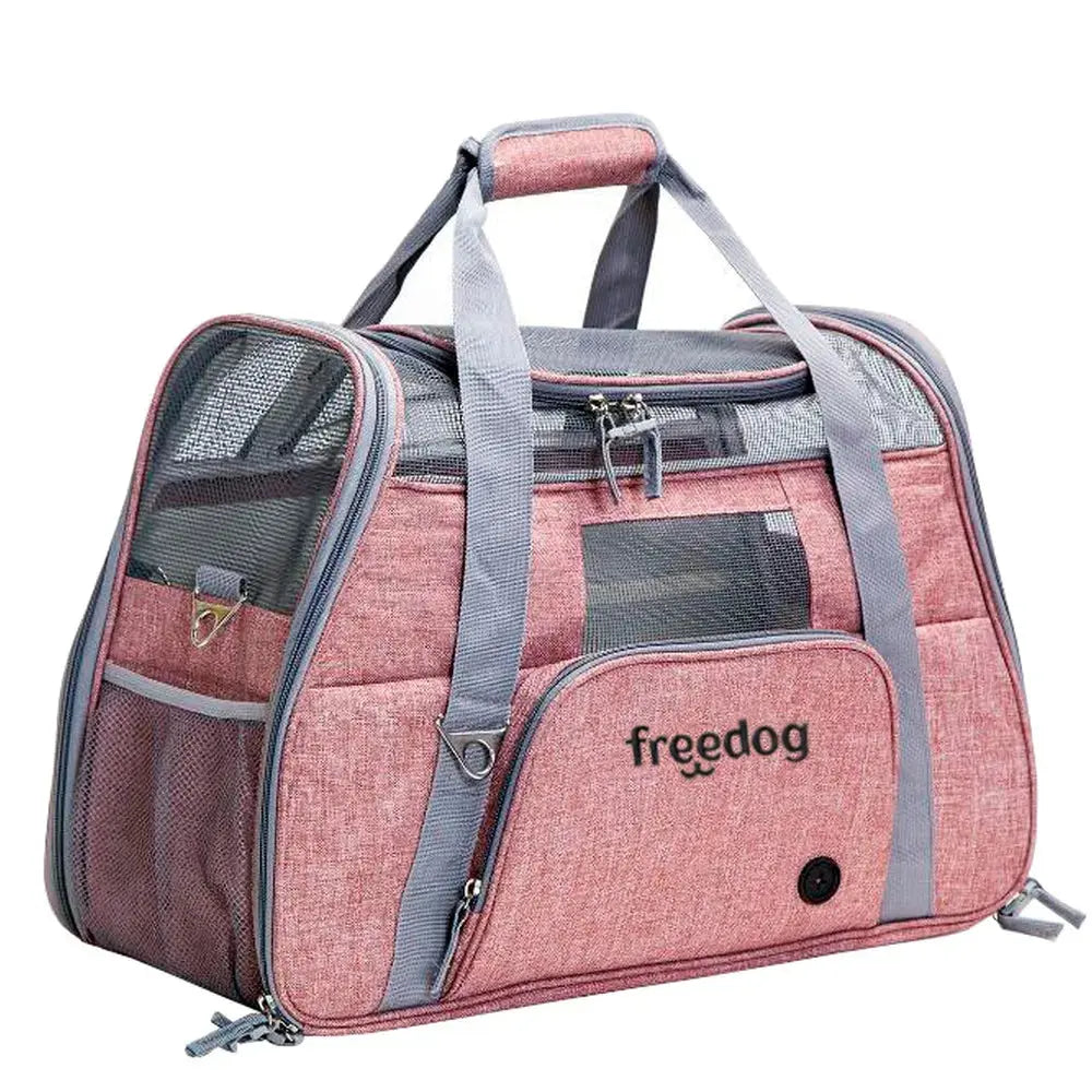 Freedog Bolso Transportín Crossworld Marrón 51x23x35cm FREEDOG Mascotas-Ávila