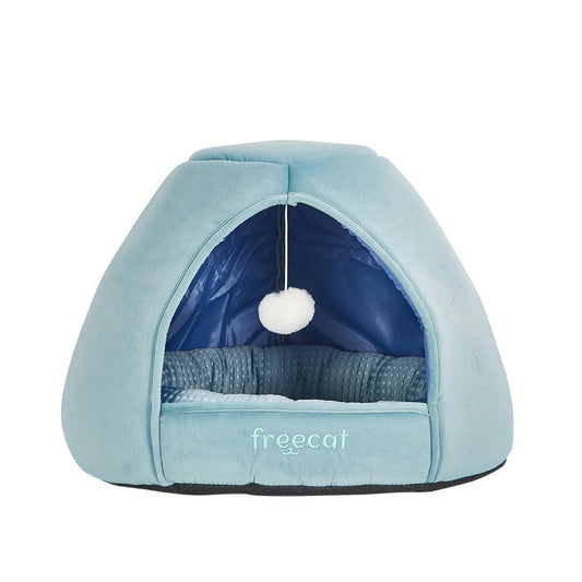 Freedog Igloo Glacial para Gatos | Cama Refrigerante Iglú FREEDOG Mascotas-Ávila