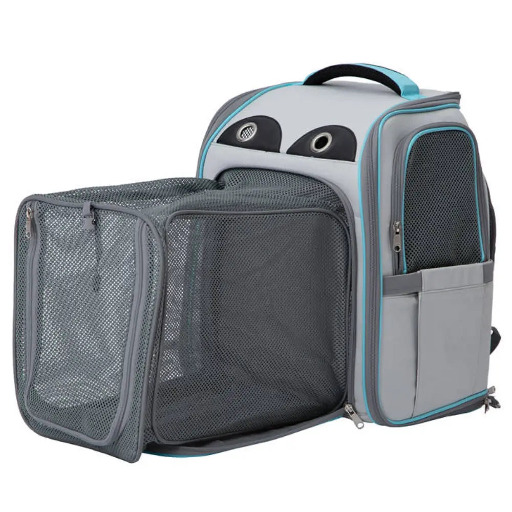 Freedog Mochila Fuji Con Compartimento Rosa y Azul 42X39X26 FREEDOG Mascotas-Ávila