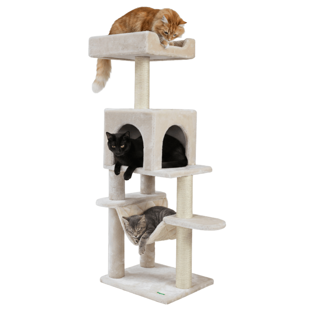 Freedog Rascador CatClimber Crema para Gatos (40 x 35 x 113cm) FREEDOG Mascotas-Ávila
