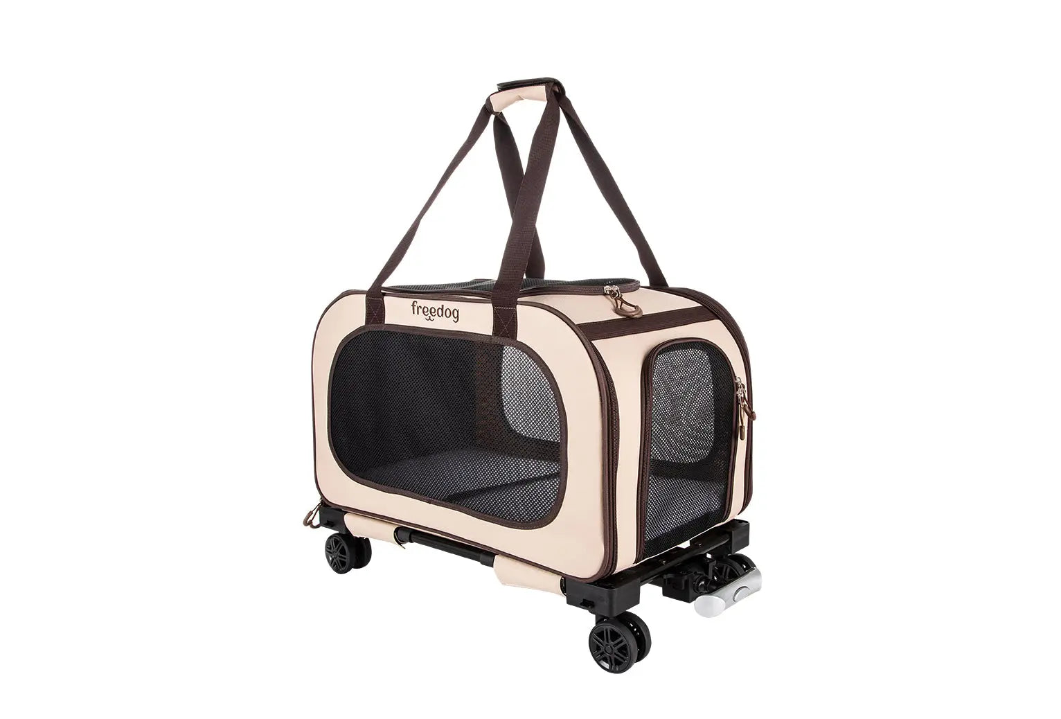 Freedog Transportín con Ruedas Trolley TravelTails 54x33x42cm FREEDOG Mascotas-Ávila