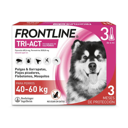 Frontline Tri-Act Pack 3 Pipetas Antiparasitarias para Perros BOEHRINGER Mascotas-Ávila