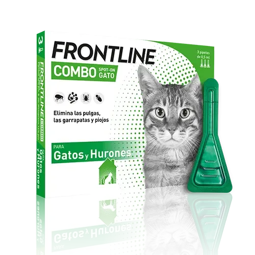 Frontline® Combo Antiparasitario Spot On para Gatos 3 Pipetas BOEHRINGER Mascotas-Ávila