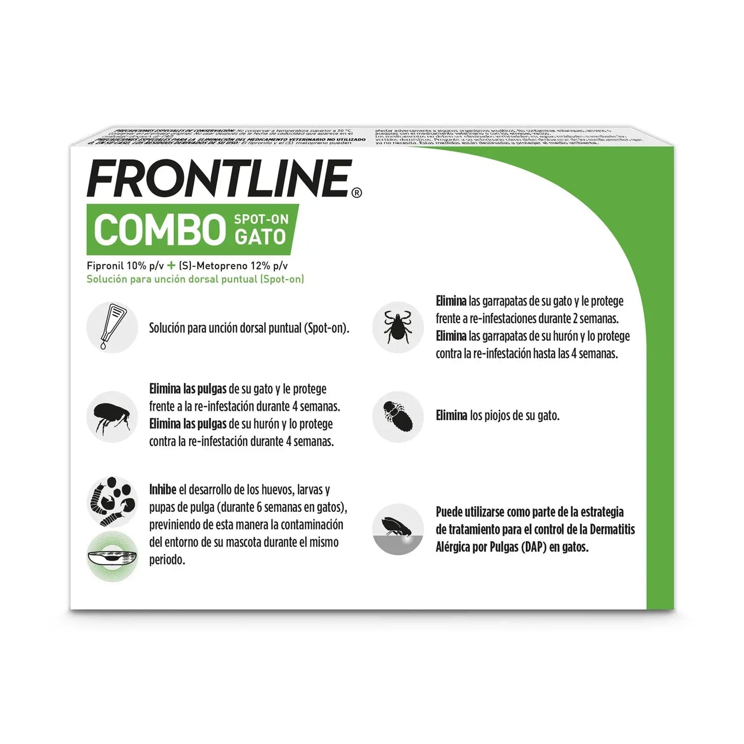 Frontline® Combo Antiparasitario Spot On para Gatos 3 Pipetas BOEHRINGER Mascotas-Ávila