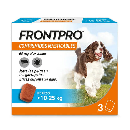 Frontpro Comprimidos Masticables Antiparasitarios para Perros 3 uds. BOEHRINGER Mascotas-Ávila
