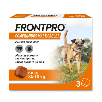 Frontpro Comprimidos Masticables Antiparasitarios para Perros 3 uds. BOEHRINGER Mascotas-Ávila