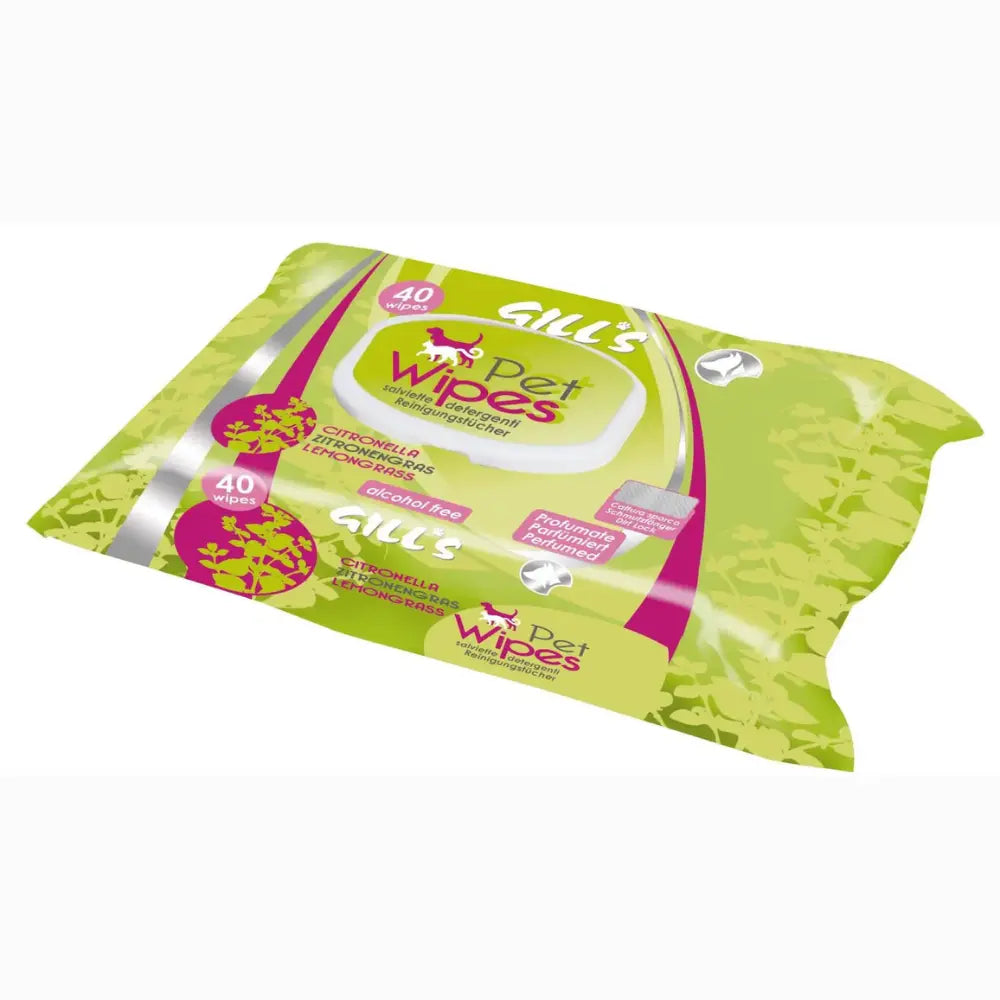 Gill'S Toallitas Higienizantes Xl Citronela 40Udes, GILL'S Mascotas-Ávila