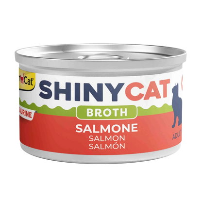 Gimcat Shinycat Caldo para Gatos 70 g en Lata GIMCAT Mascotas-Ávila