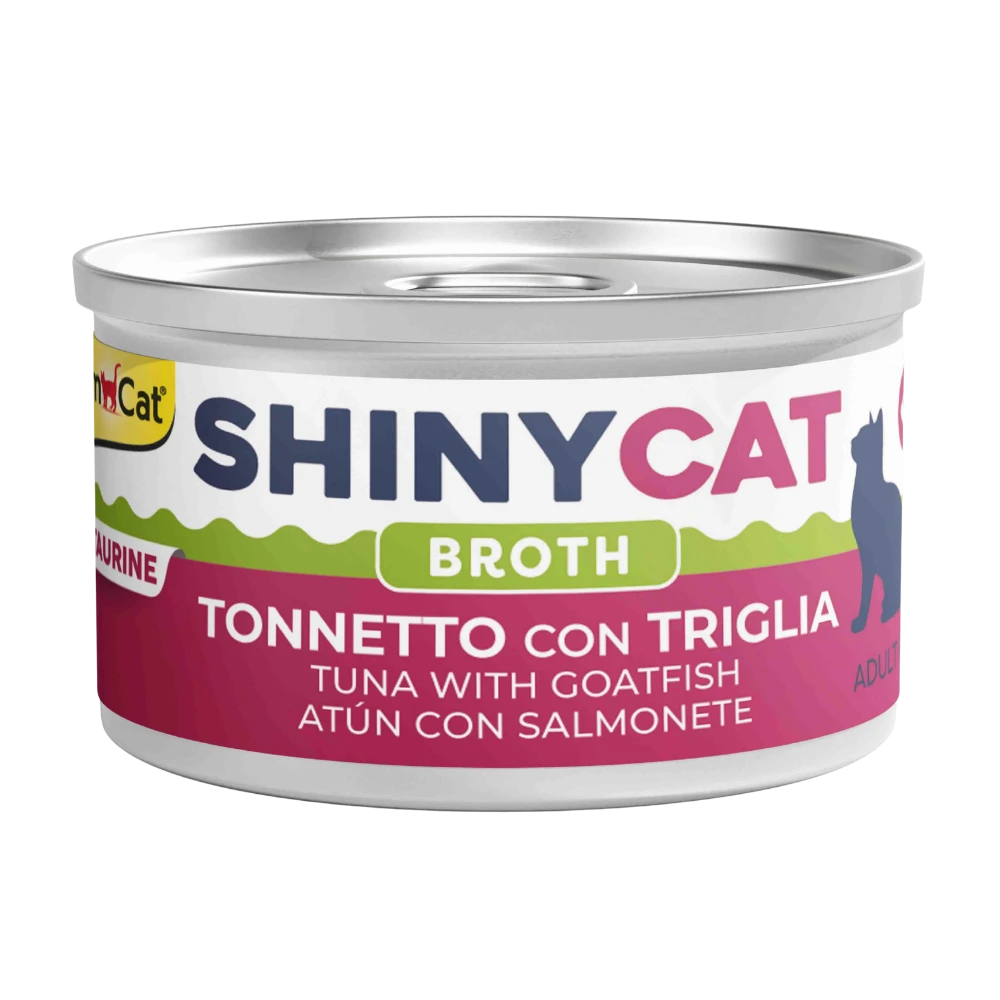 Gimcat Shinycat Caldo para Gatos 70 g en Lata GIMCAT Mascotas-Ávila